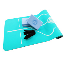 Yugland wholesale custom logo portable gym fitness Eco-friendly Non-slip TPE yoga mat eva block set